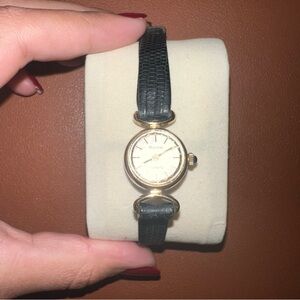 Vintage Leather Bulova Watch